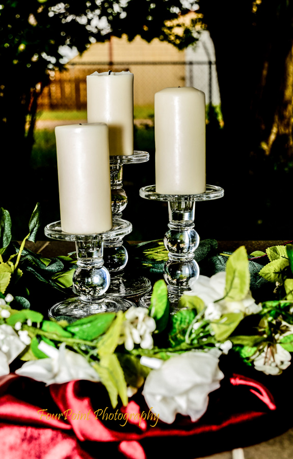 Candles, arrangement, FourPoint-Photography, Commercial-Photography